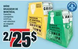 Super C BIÈRE BRASSEUR DE MONTRÉAL | BEER offer