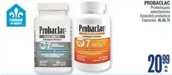 Jean Coutu PROBACLAC Selected probiotics Capsules offer