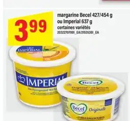 Maxi MARGARINE BECEL 427/454 G OU IMPERIAL, 637 G offer