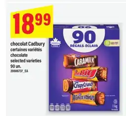 Maxi CHOCOLAT CADBURY, 90 UN offer