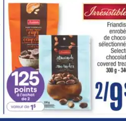 Jean Coutu IRRESISTIBLES Selected chocolate- covered treats offer