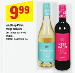 Maxi VIN KEEP CALM, 750 ML offer