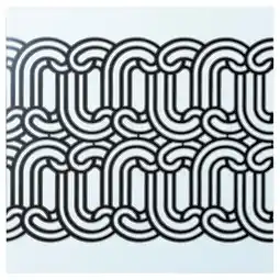 IKEA SÖtrÖnn Decorative mirror, patterned/black, 15 3/4x15 3/4 offer