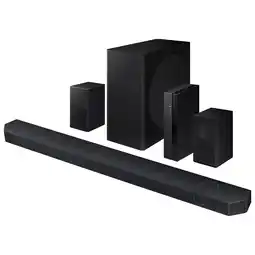 Best Buy Samsung HW-Q910D/ZC 9.1.2 Channel Wireless Dolby Atmos Sound Bar with Wireless Subwoofer - Titan Black offer