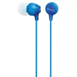 Best Buy Sony In-Ear Sound Isolating Headphones (MDREX15LPLi) - Blue offer