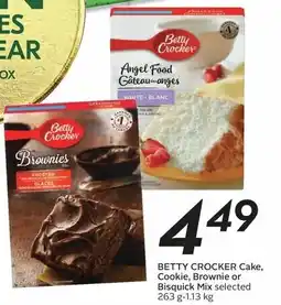 Sobeys BETTY CROCKER Cake, Cookie, Brownie or Bisquick Mix offer