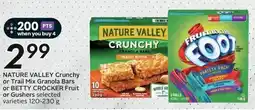 Sobeys NATURE VALLEY Crunchy or Trail Mix Granola Bars or BETTY CROCKER Fruit or Gushers offer