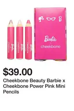 Sephora Cheekbone Beauty Barbie x Cheekbone Power Pink Mini Pencils offer