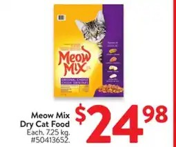 Walmart Meow Mix Cat Food offer