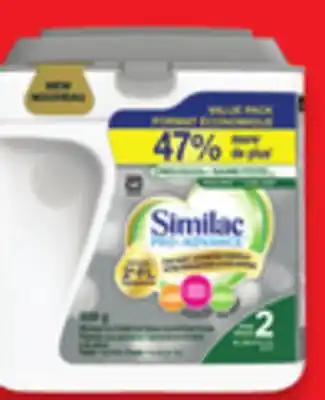 Walmart Similac Pro-Advance Step 2 baby Powder Formula offer