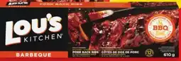 Walmart Lou's Kitchen Fully Cooked Pork Back Ribs offer