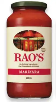 Walmart Rao's Pasta Sauce offer