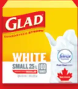 Walmart Glad White Kitchen Garbage bags offer
