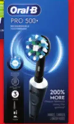 Walmart Oral-B Pro 500+ Toothbrush offer