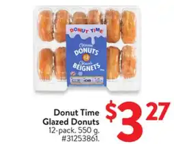 Walmart Donut Time Glazed Donuts offer