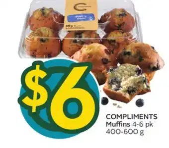 Sobeys COMPLIMENTS Muffins offer