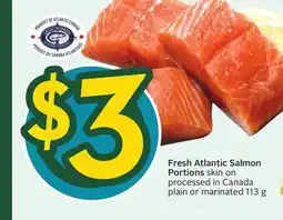 Sobeys Fresh Atlantic Salmon Portions offer