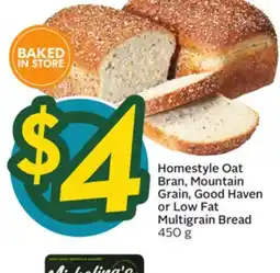 Sobeys Homestyle Oat Bran, Mountain Grain, Good Haven or Low Fat Multigrain Bread offer