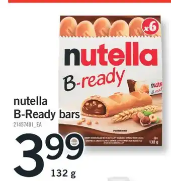 Fortinos NUTELLA B-READY BARS, 132 g offer