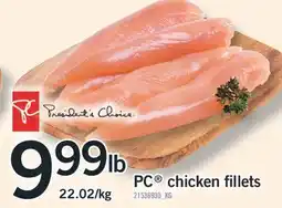 Fortinos PC CHICKEN FILLETS offer