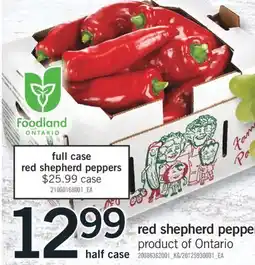 Fortinos red shepherd peppers offer