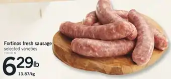 Fortinos FORTINOS FRESH SAUSAGE offer