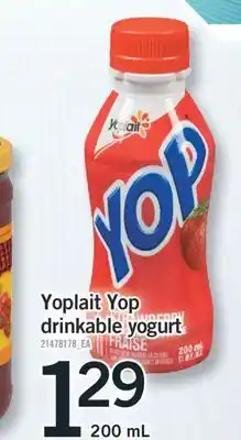 Fortinos YOPLAIT YOP DRINKABLE YOGURT 200 mL offer