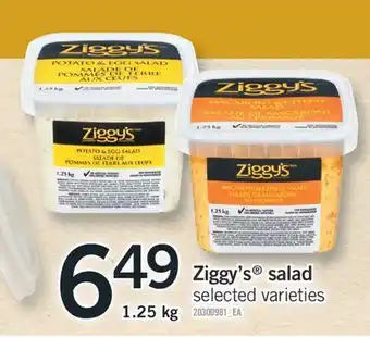 Fortinos ZIGGY'S SALAD, 1.25 kg offer