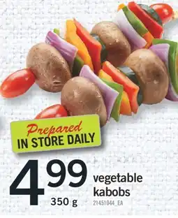 Fortinos VEGETABLE KABOBS 350 g offer