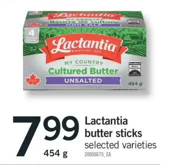 Fortinos Lactantia butter sticks, 454 g offer
