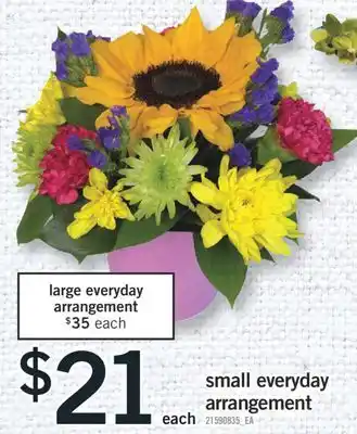 Fortinos SMALL EVERYDAY ARRANGEMENT offer