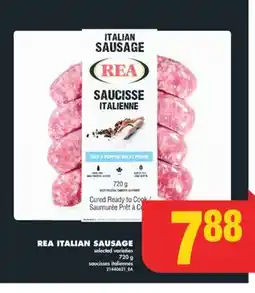 No Frills REA ITALIAN SAUSAGE, 720 g offer