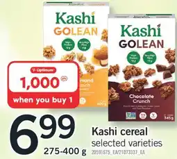 Fortinos KASHI CEREAL 275-400 g offer