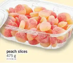 Fortinos peach slices offer