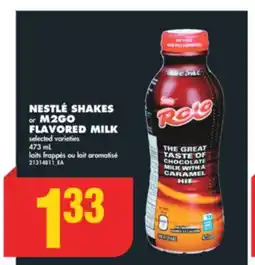 No Frills NESTLÉ SHAKES or M2GO FLAVORED MILK, 473 mL offer