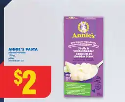 No Frills ANNIE'S PASTA, 170 g offer