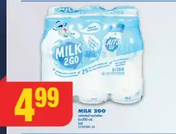 No Frills MILK 2GO, 6x200 mL offer