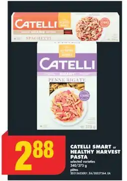 No Frills CATELLI SMART or HEALTHY HARVEST PASTA offer