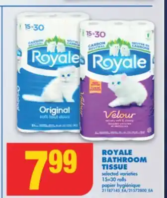 No Frills ROYALE BATHROOM TISSUE offer