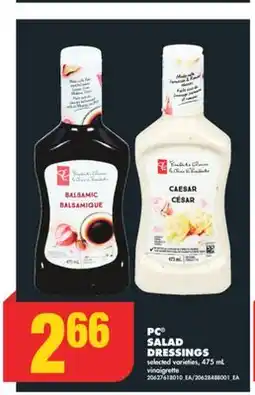 No Frills PC SALAD DRESSINGS, 475 mL offer