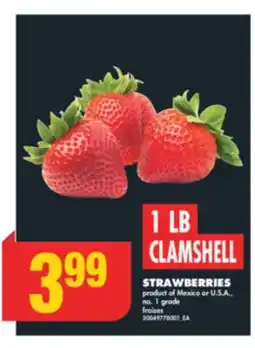 No Frills STRAWBERRIES, 1 LB CLAMSHELL offer