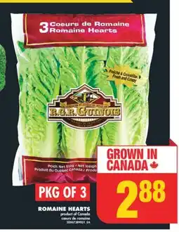 No Frills ROMAINE HEARTS, PKG OF 3 offer