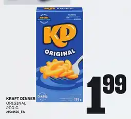 Independent Grocer KRAFT DINNER ORIGINAL, 200 G offer