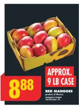 No Frills RED MANGOES, APPROX. 9 LB CASE offer