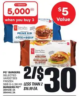 Independent Grocer PC BURGERS, 568 G-1.36 KG offer