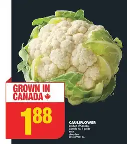 No Frills CAULIFLOWER offer