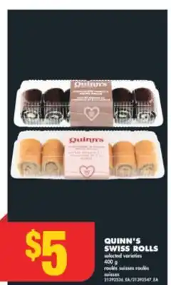 No Frills QUINN'S SWISS ROLLS, 400 g offer