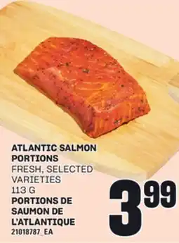 Independent Grocer ATLANTIC SALMON PORTIONS, 113 G offer