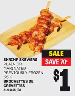 Independent Grocer SHRIMP SKEWERS, 55 G offer