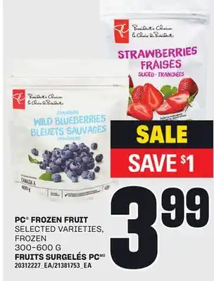 Independent Grocer PC FROZEN FRUIT, 300-600 G offer